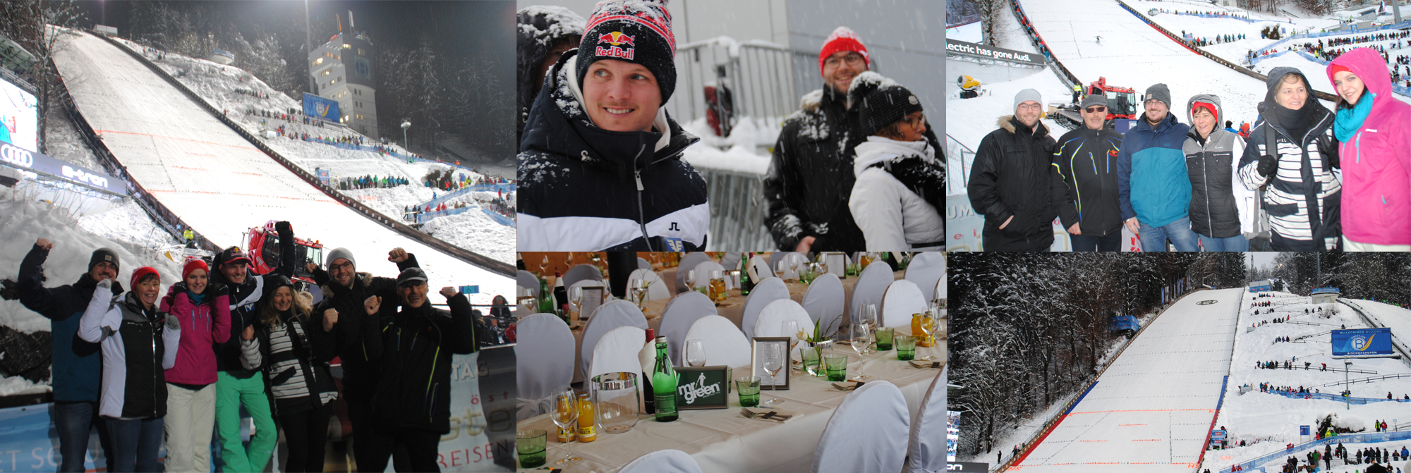 Besuch der Vierschanzentournee mit Thomas Morgenstern beim Dreikönigsspringen in Bischofshofen 