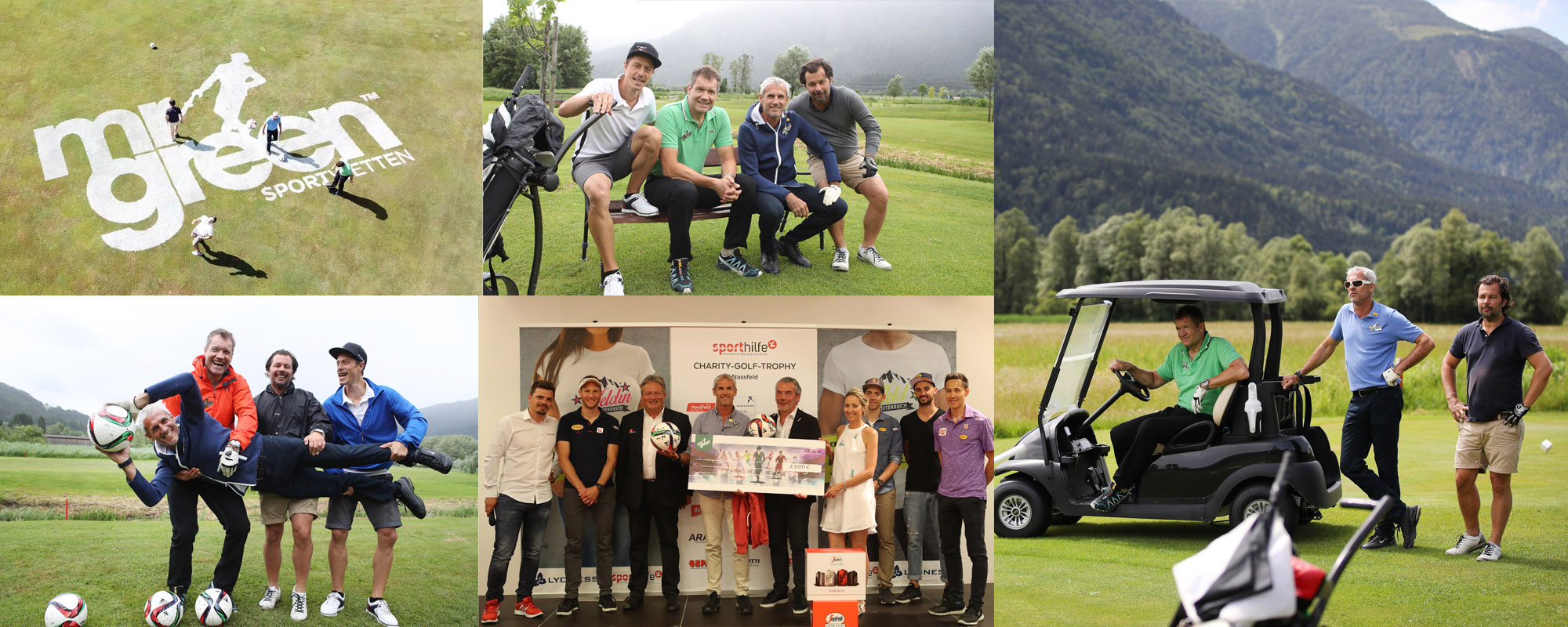 Charity Golf Trophy mit Michael Konsel, Armin Assinger und Stefan Thurnbichler zugunsten der Österreichischen Sporthilfe